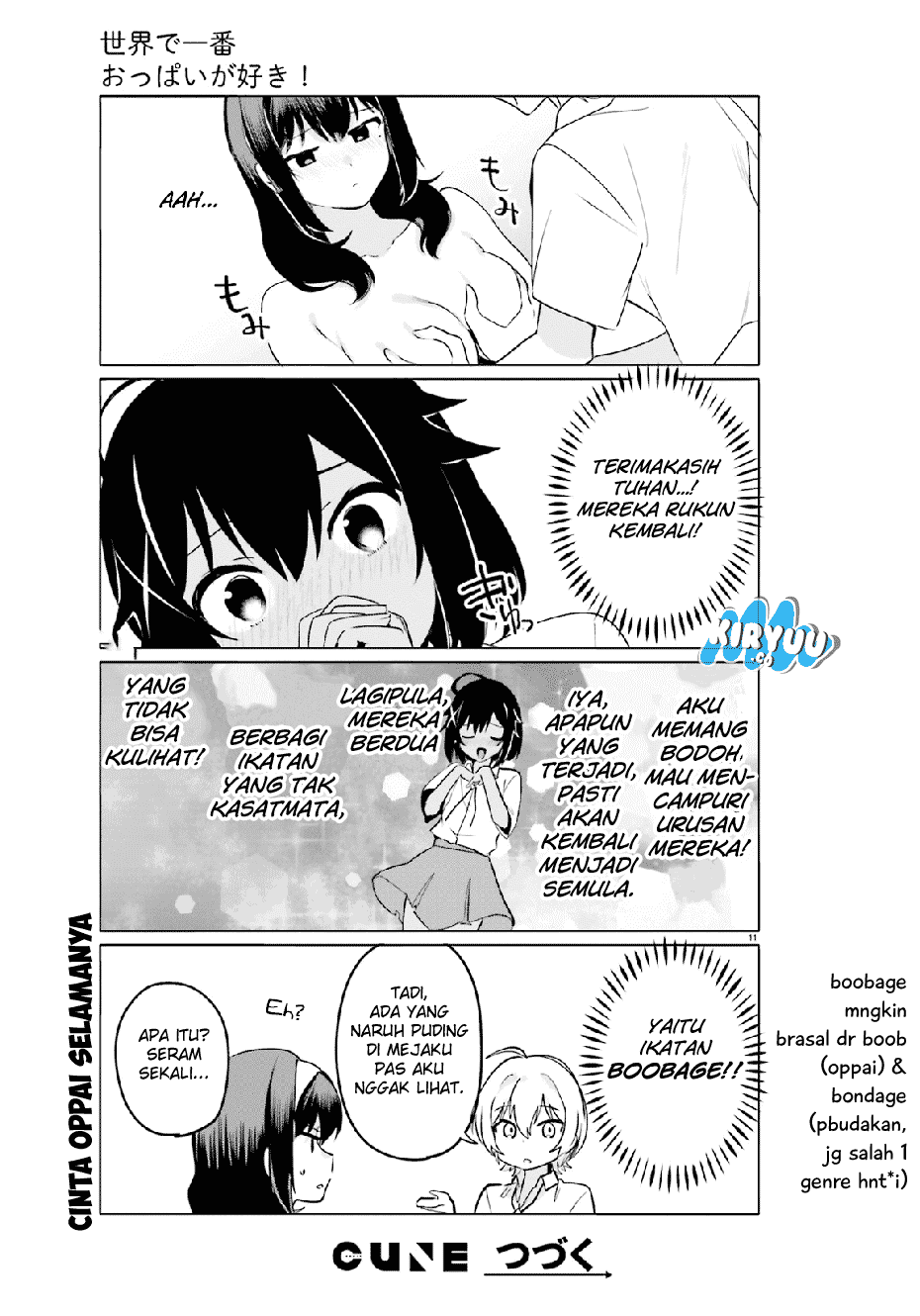 Sekai de Ichiban Oppai ga Suki! Chapter 30 Image 10