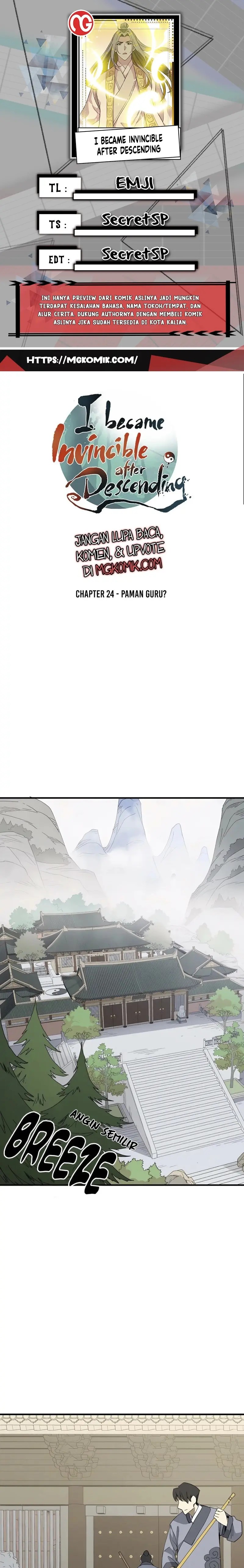 I Became Invincible After Descending Chapter 24 Image 0
