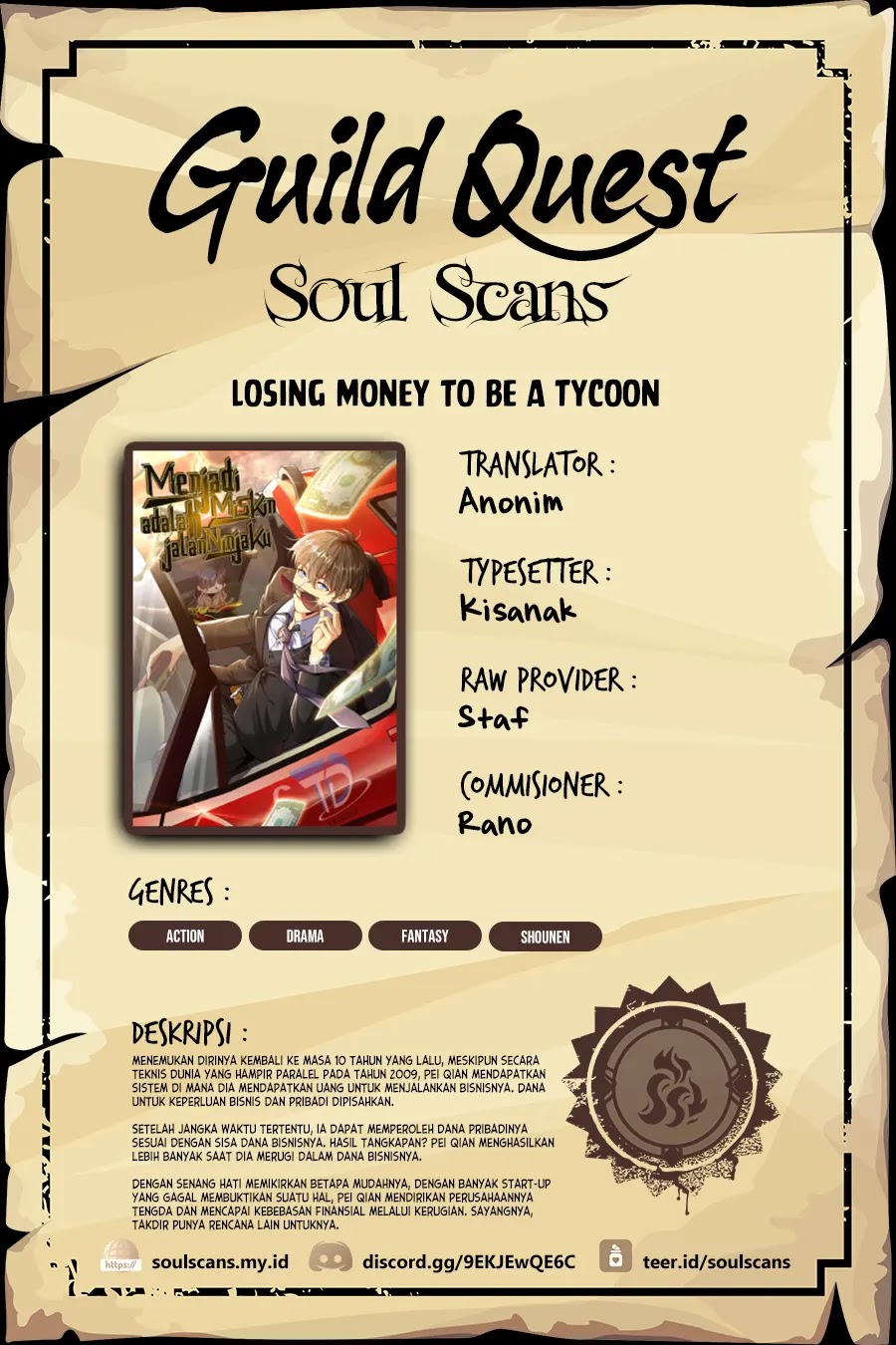Losing Money to Be a Tycoon Chapter 146 Image 0