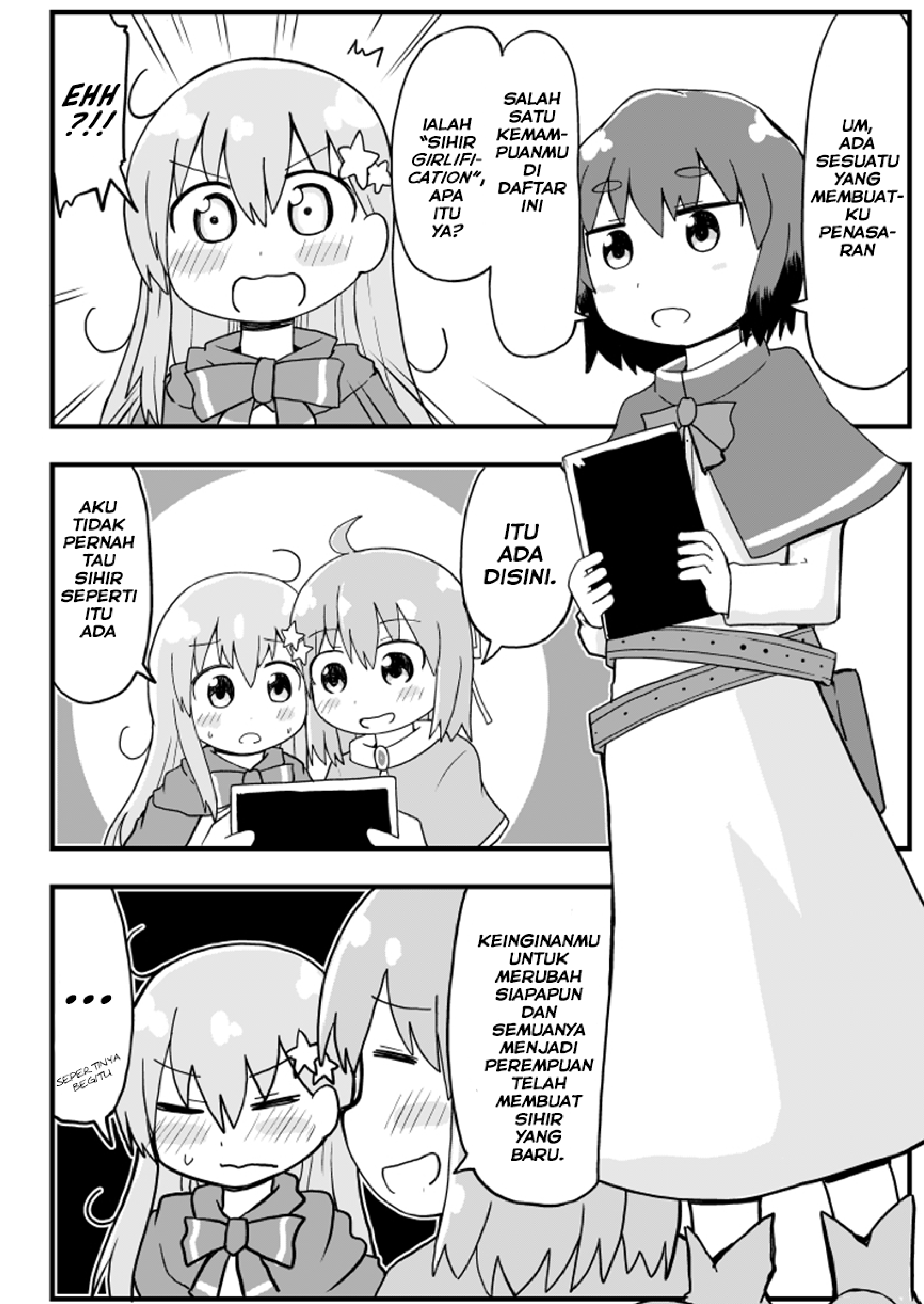 A Manga About a Hero Who Pulled Out the Holy Sword and Became a Girl Chapter 05 Image 0