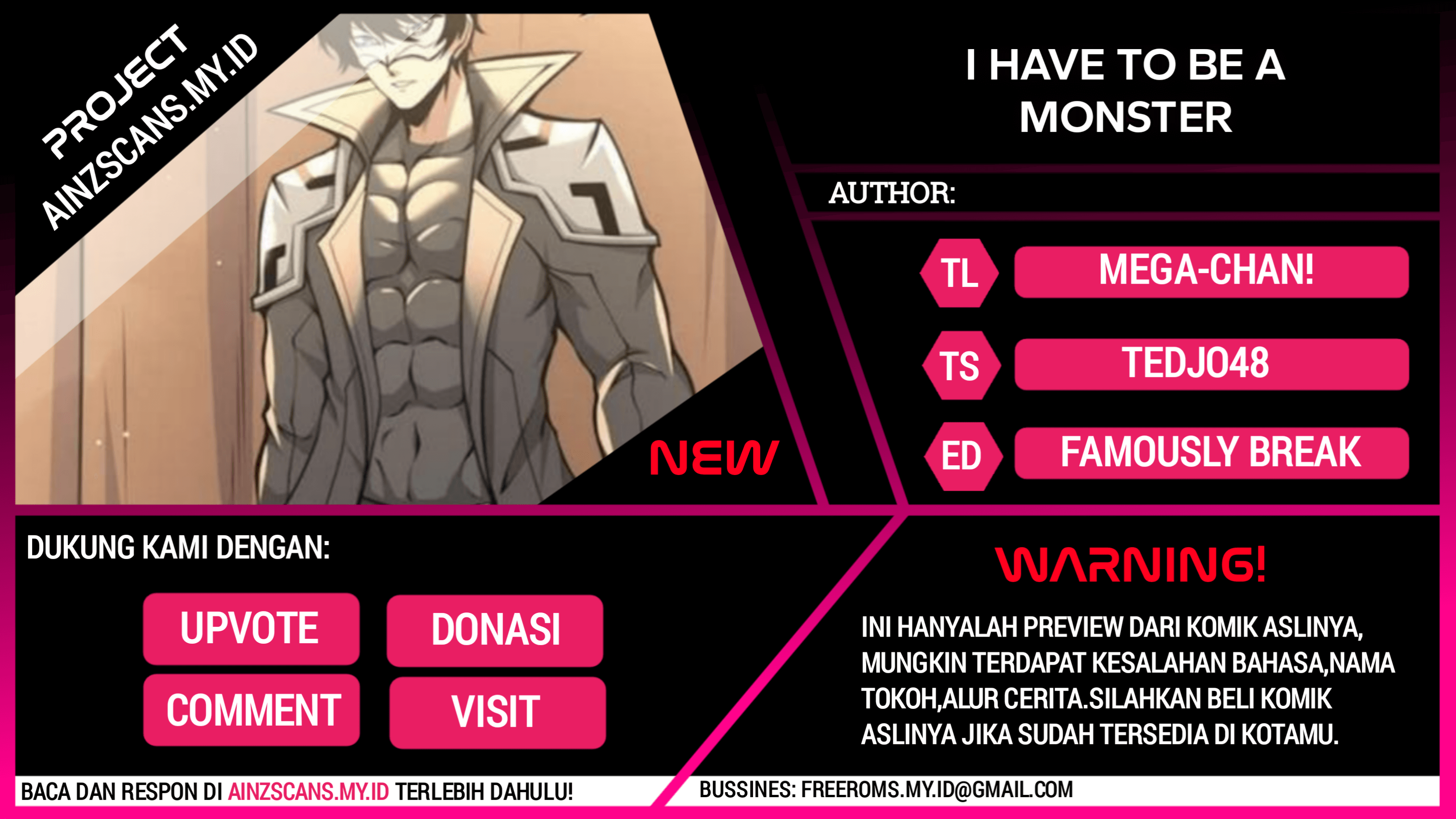I Have to Be a Monster Chapter 25 Image 0