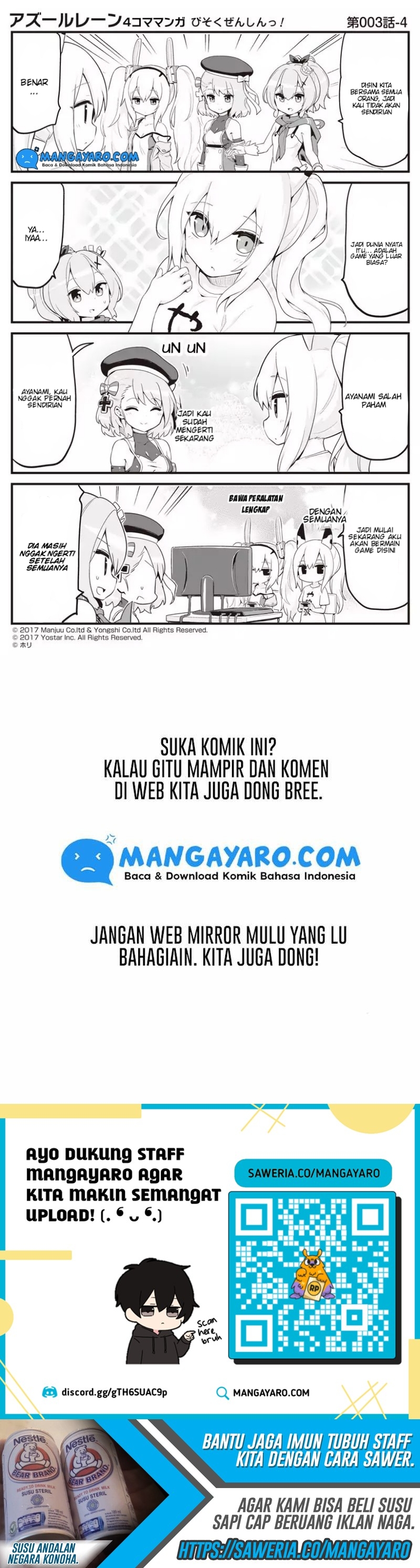 Azur Lane 4-koma: Slow Ahead Chapter 00-03 Image 7