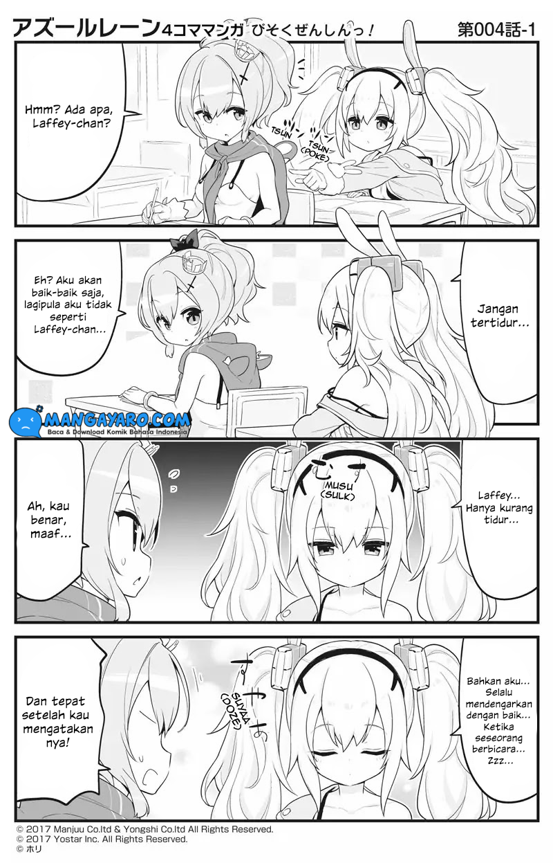 Azur Lane 4-koma: Slow Ahead Chapter 04-05 Image 1