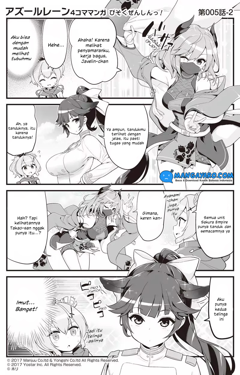 Azur Lane 4-koma: Slow Ahead Chapter 04-05 Image 6