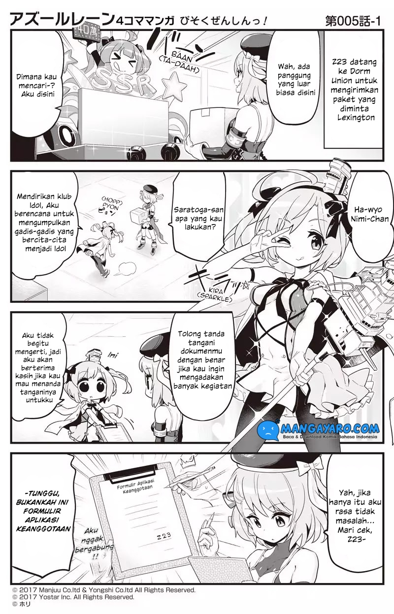 Azur Lane 4-koma: Slow Ahead Chapter 06-07 Image 1