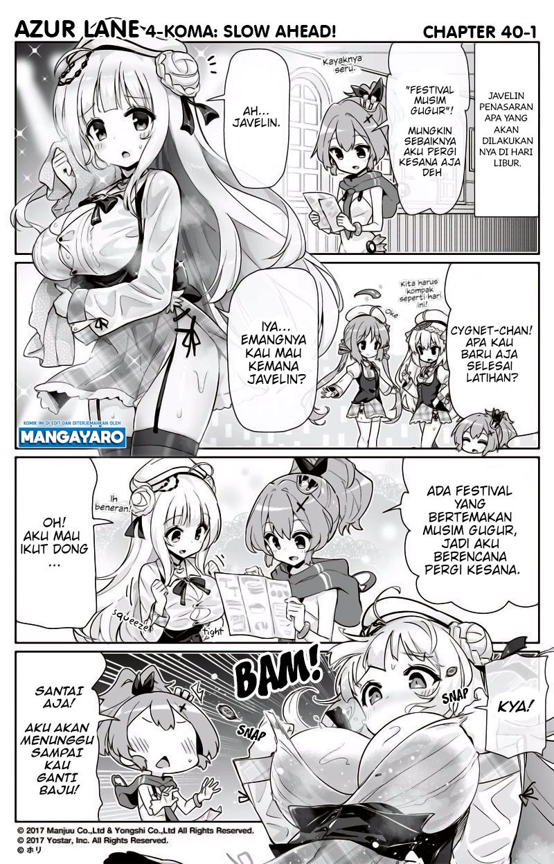 Azur Lane 4-koma: Slow Ahead Chapter 39-40 Image 4
