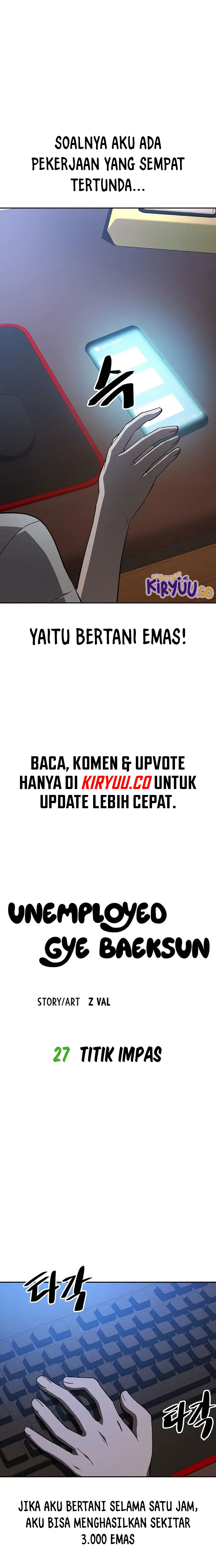 Unemployed Gye Baek Soon Chapter 27 Image 3