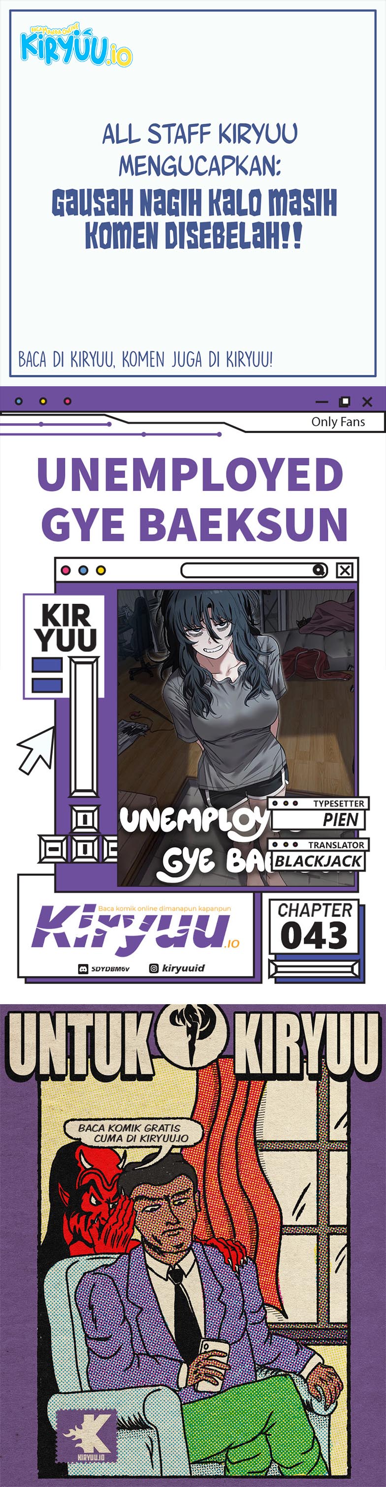 Unemployed Gye Baek Soon Chapter 43 Image 0