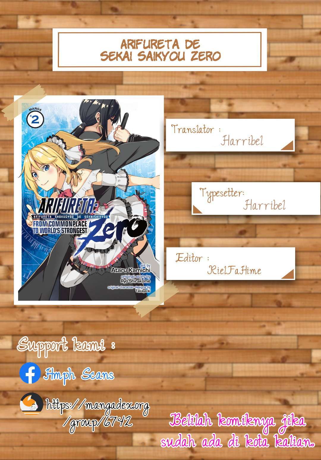 Arifureta Shokugyou de Sekai Saikyou Zero Chapter 12 Image 0