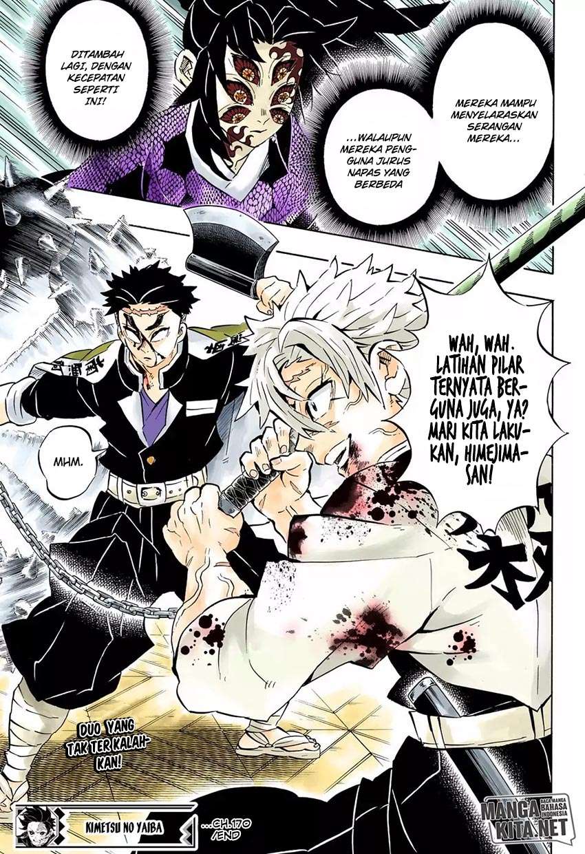 Kimetsu no Yaiba Chapter 170 (warna) Image 18