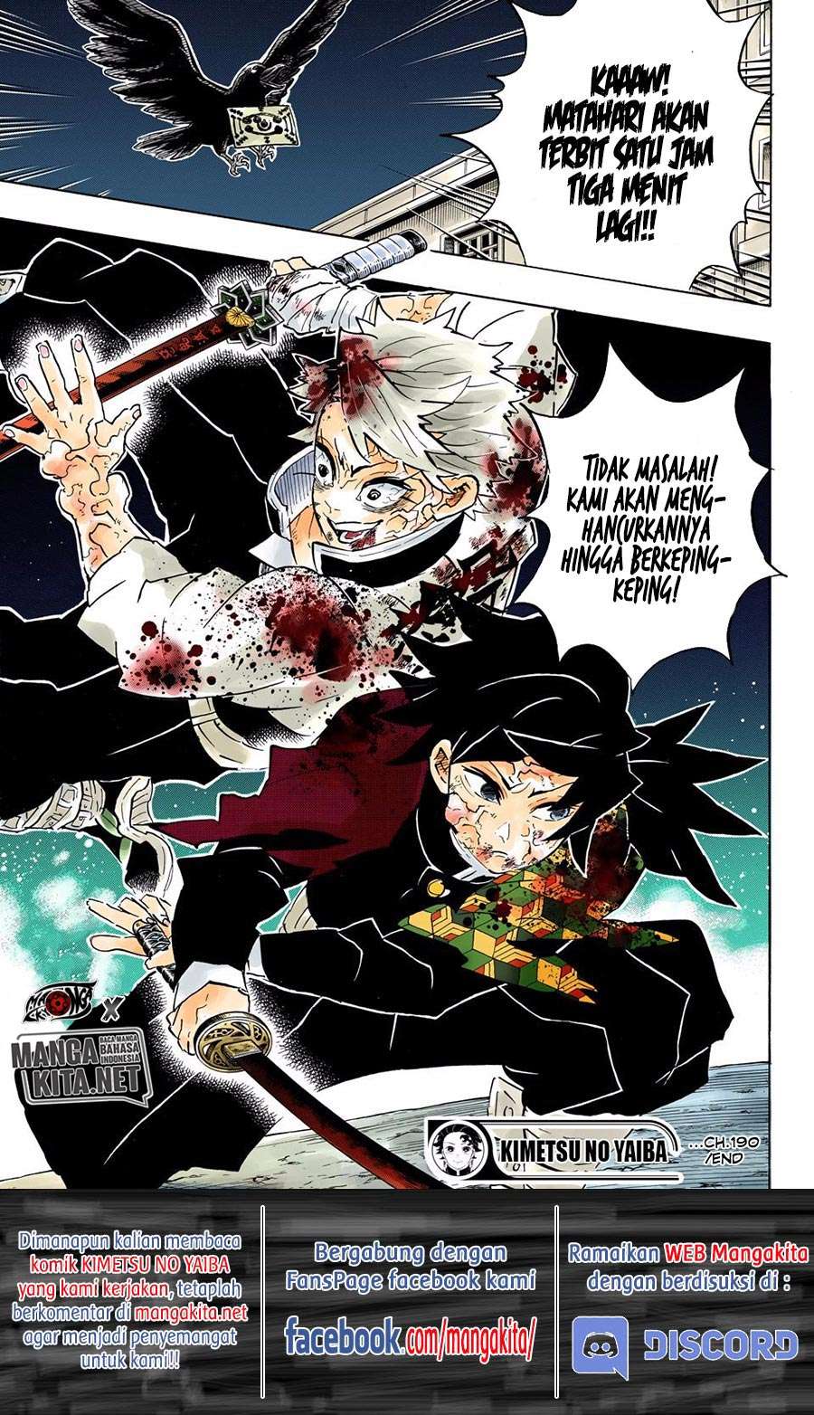 Kimetsu no Yaiba Chapter 190 warna Image 18