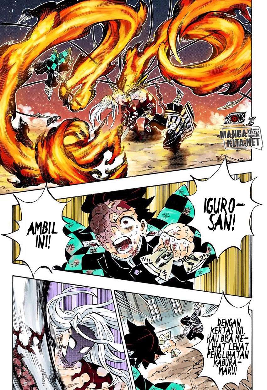 Kimetsu no Yaiba Chapter 195 warna Image 13