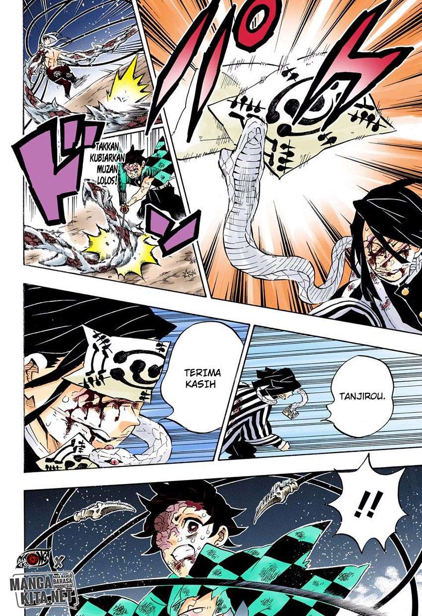 Kimetsu no Yaiba Chapter 195 warna Image 16