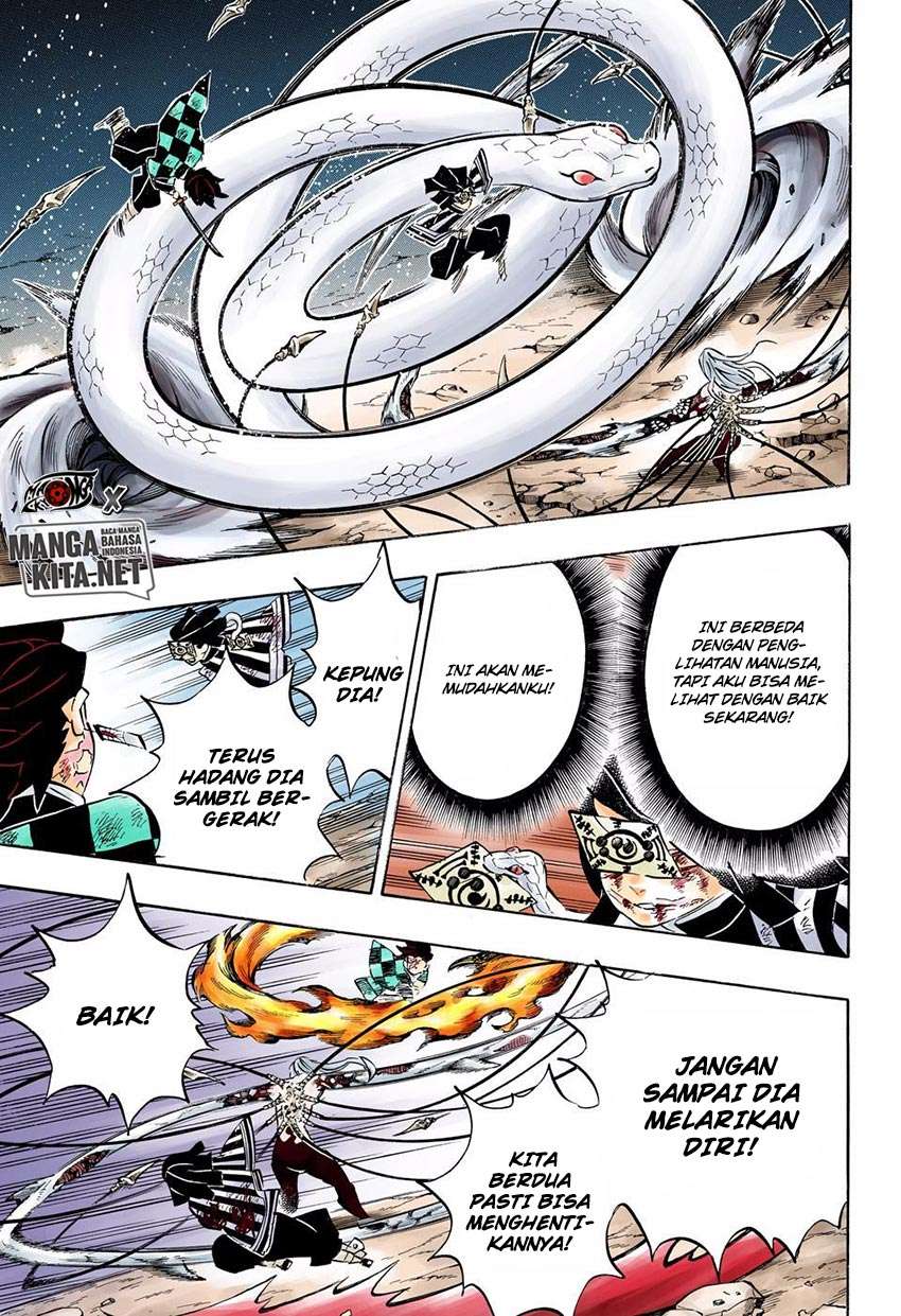 Kimetsu no Yaiba Chapter 195 warna Image 17