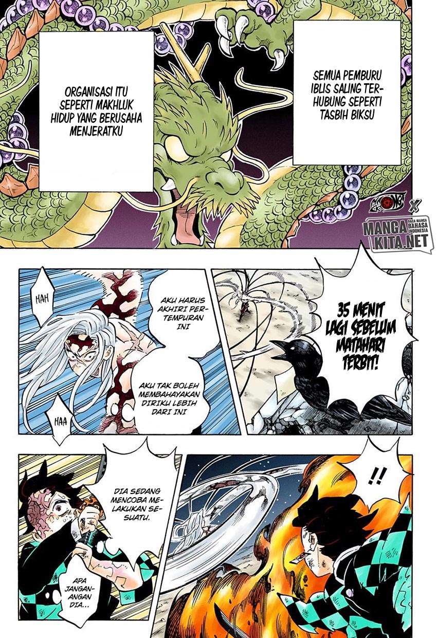 Kimetsu no Yaiba Chapter 196 warna Image 15