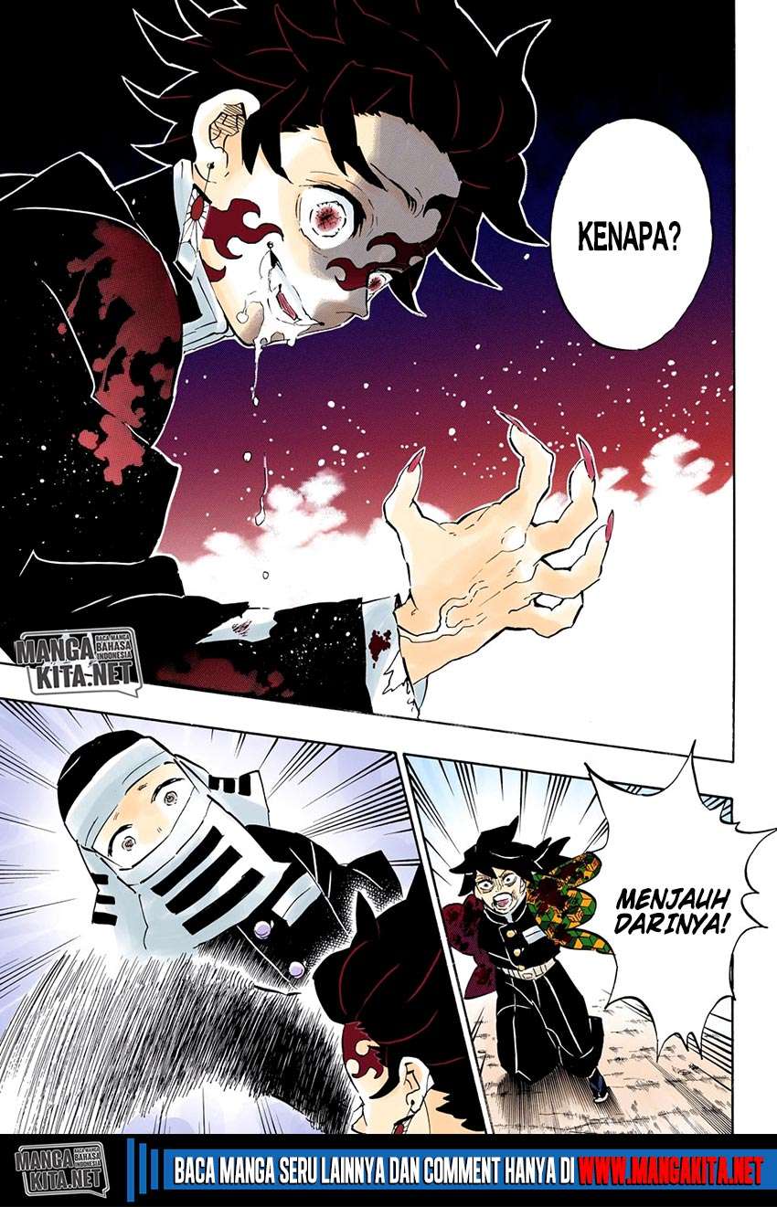 Kimetsu no Yaiba Chapter 201 [warna] Image 9