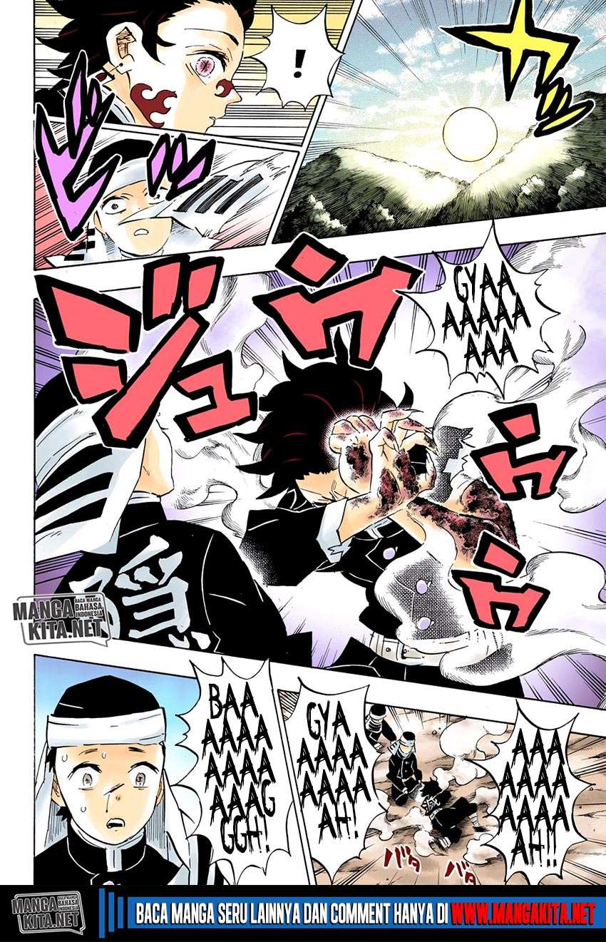 Kimetsu no Yaiba Chapter 201 [warna] Image 10