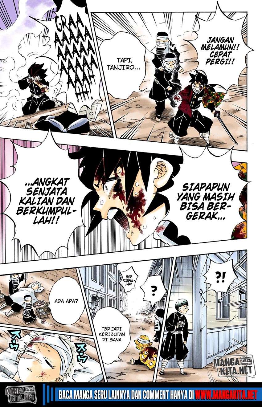 Kimetsu no Yaiba Chapter 201 [warna] Image 11