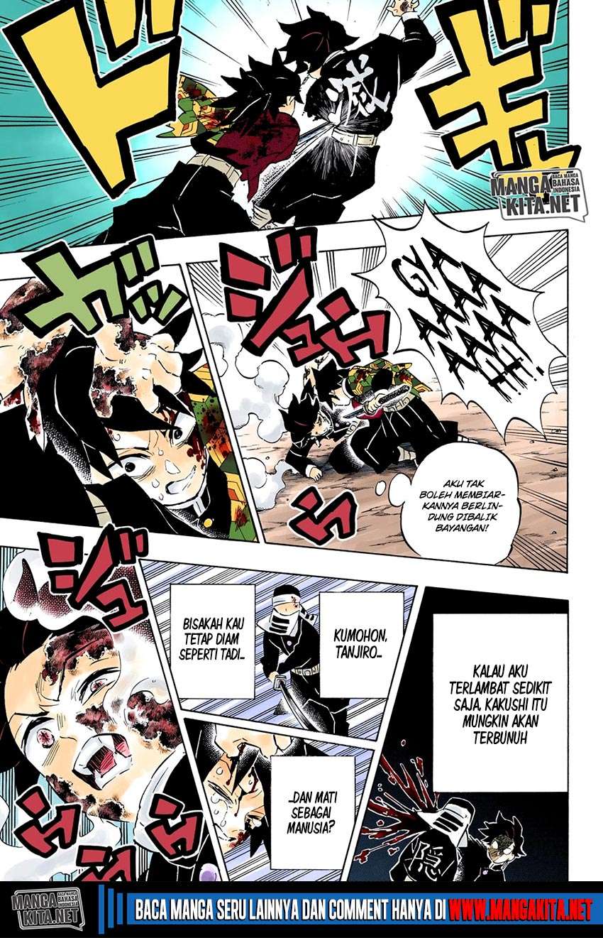 Kimetsu no Yaiba Chapter 201 [warna] Image 13