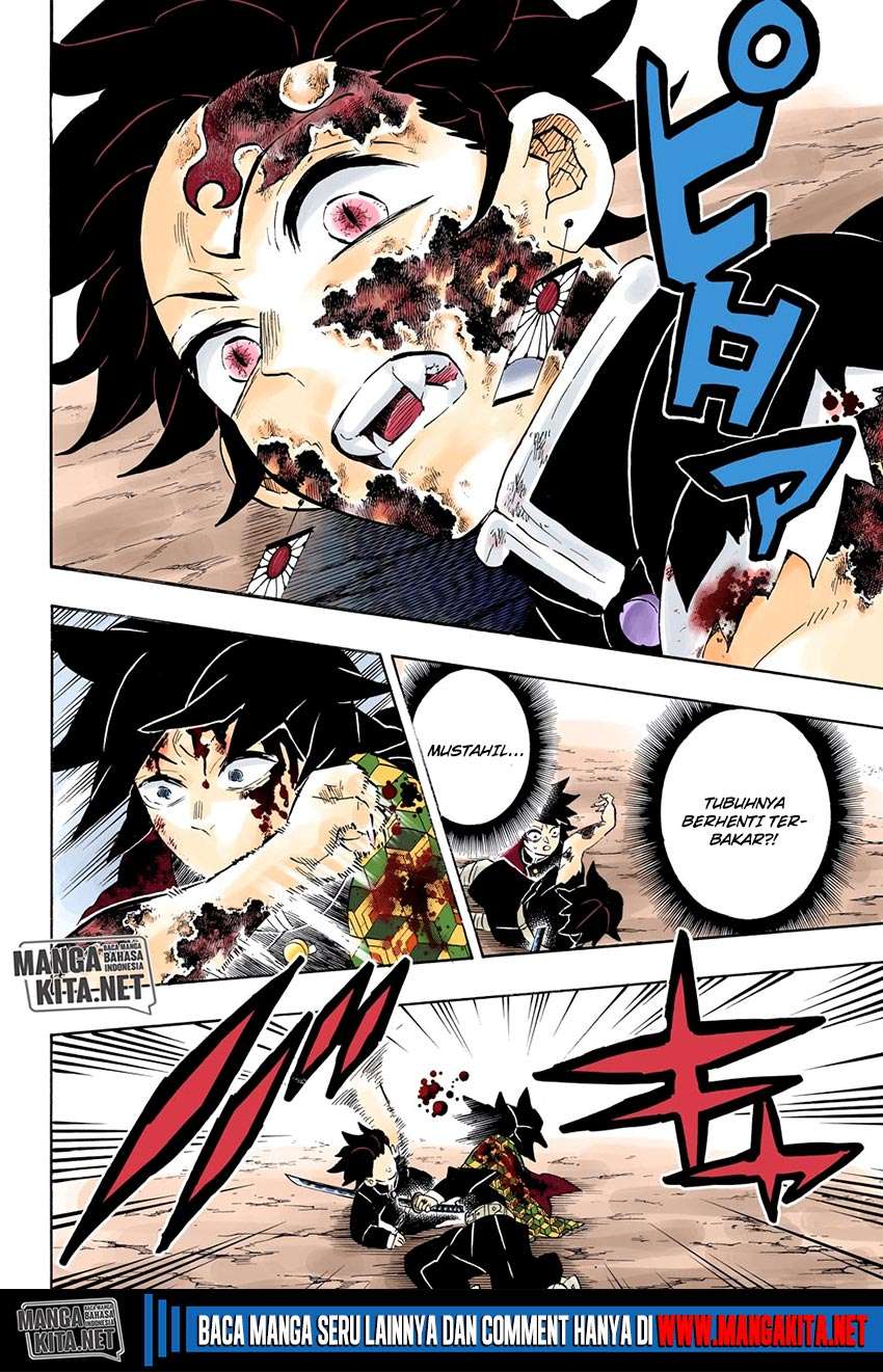 Kimetsu no Yaiba Chapter 201 [warna] Image 14