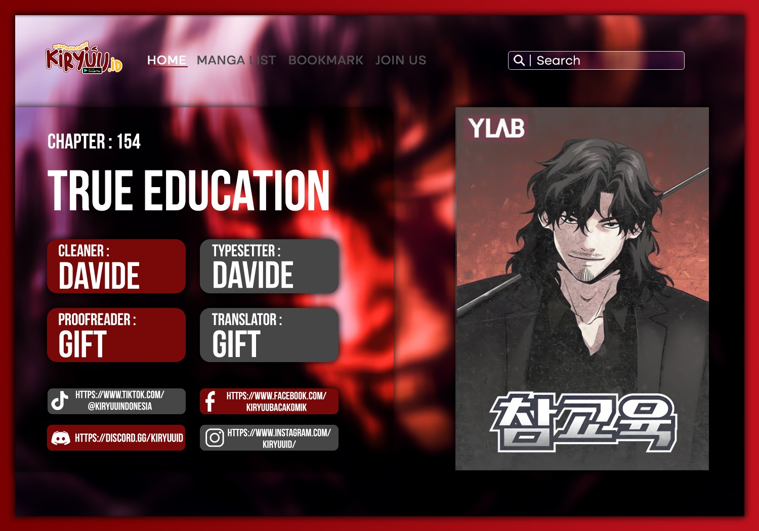 True Education Chapter 155 Image 0