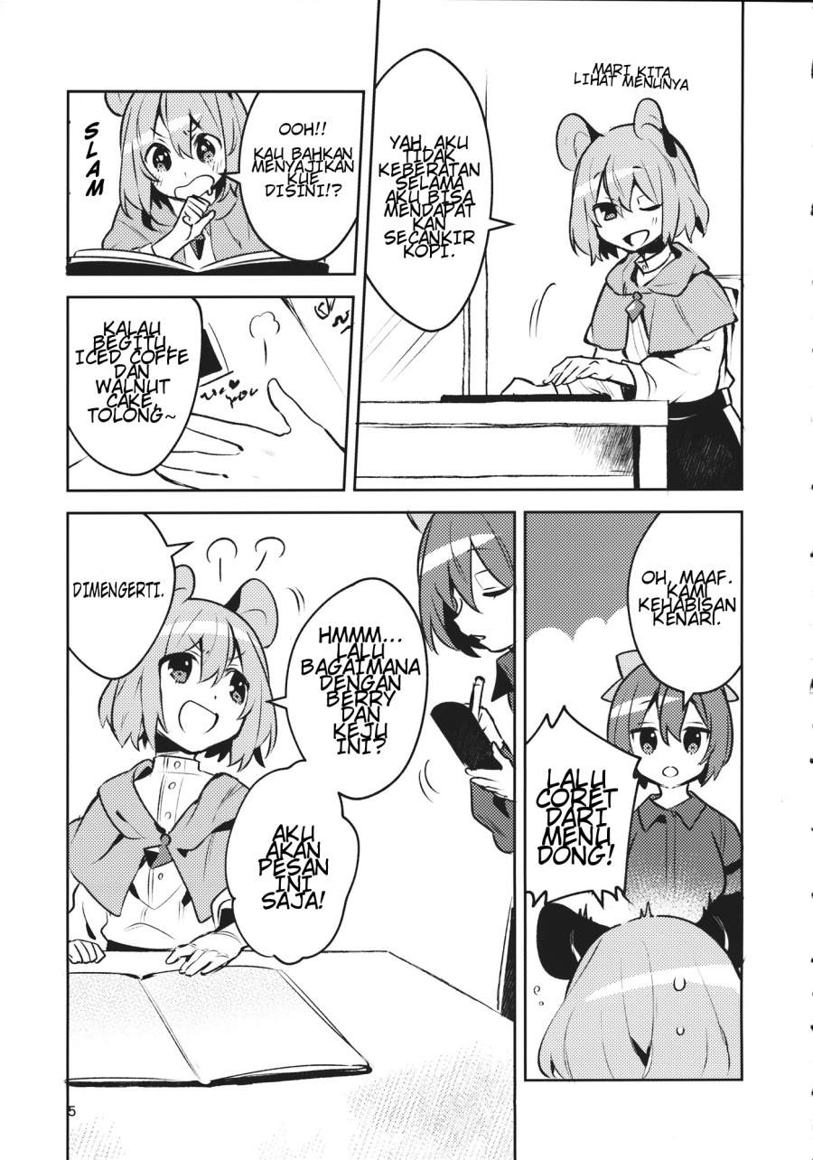 Touhou – Nazrin and the Red-Color Cafe (Doujinshi) Chapter 00 Image 5