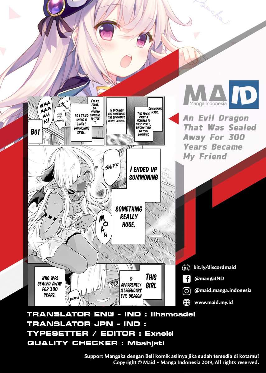 An Evil Dragon That Was Sealed Away for 300 Years Became My Friend Chapter 04 Image 0