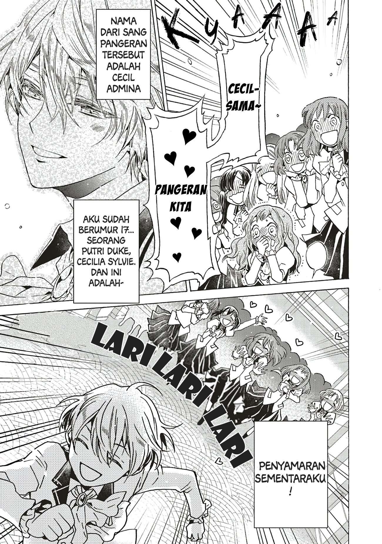 The Villainess, Cecilia Sylvie, Doesn’t Want to Die so She Decided to Crossdress Chapter 01.1 Image 13