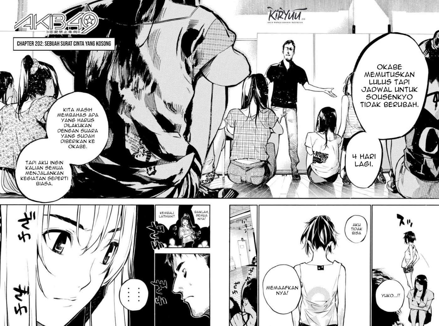 AKB49 – Renai Kinshi Jourei Chapter 202 Image 1