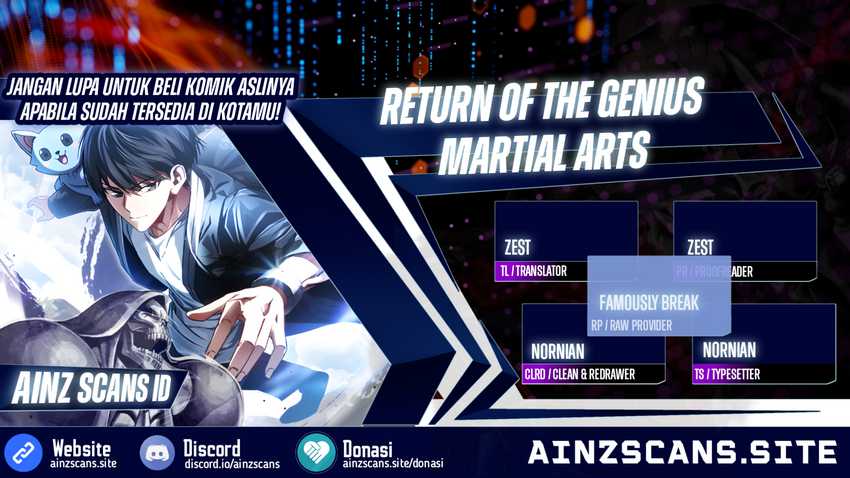 Return Of The Martial Arts Genius Chapter 02 Image 0
