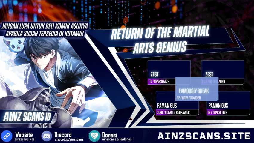 Return Of The Martial Arts Genius Chapter 05 Image 0
