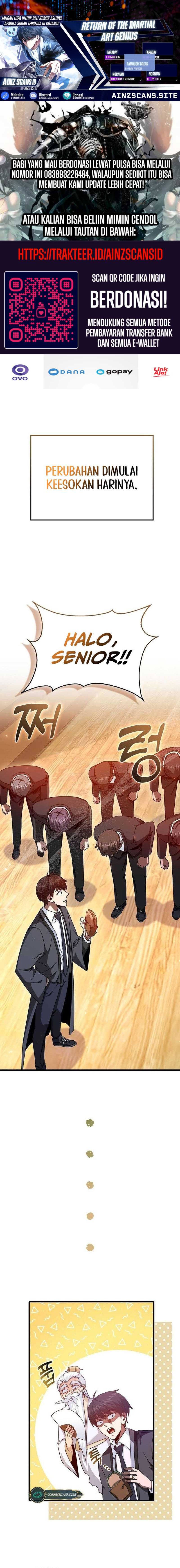 Return Of The Martial Arts Genius Chapter 11 Image 0