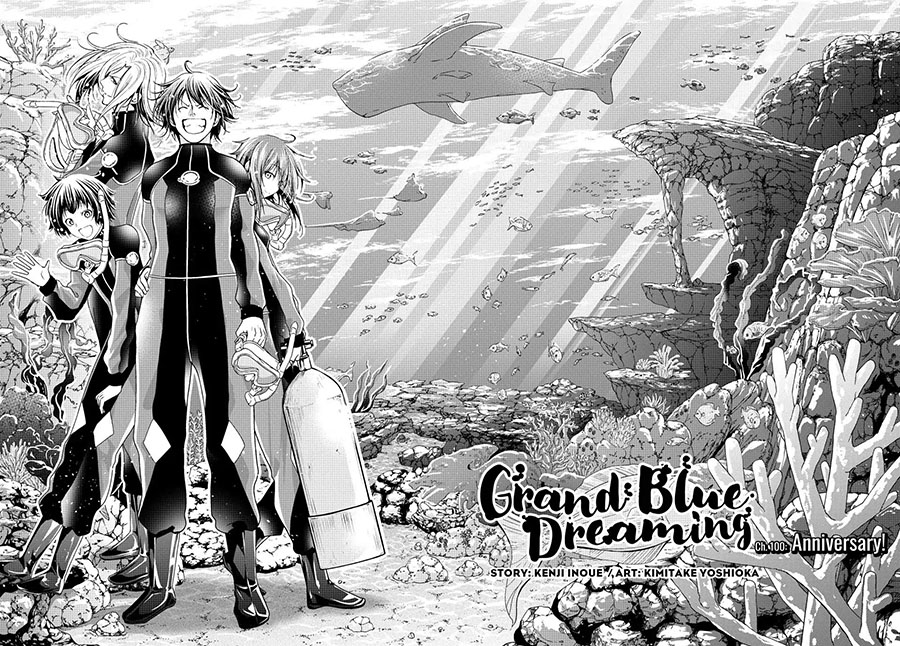 Grand Blue Chapter 100 Image 2