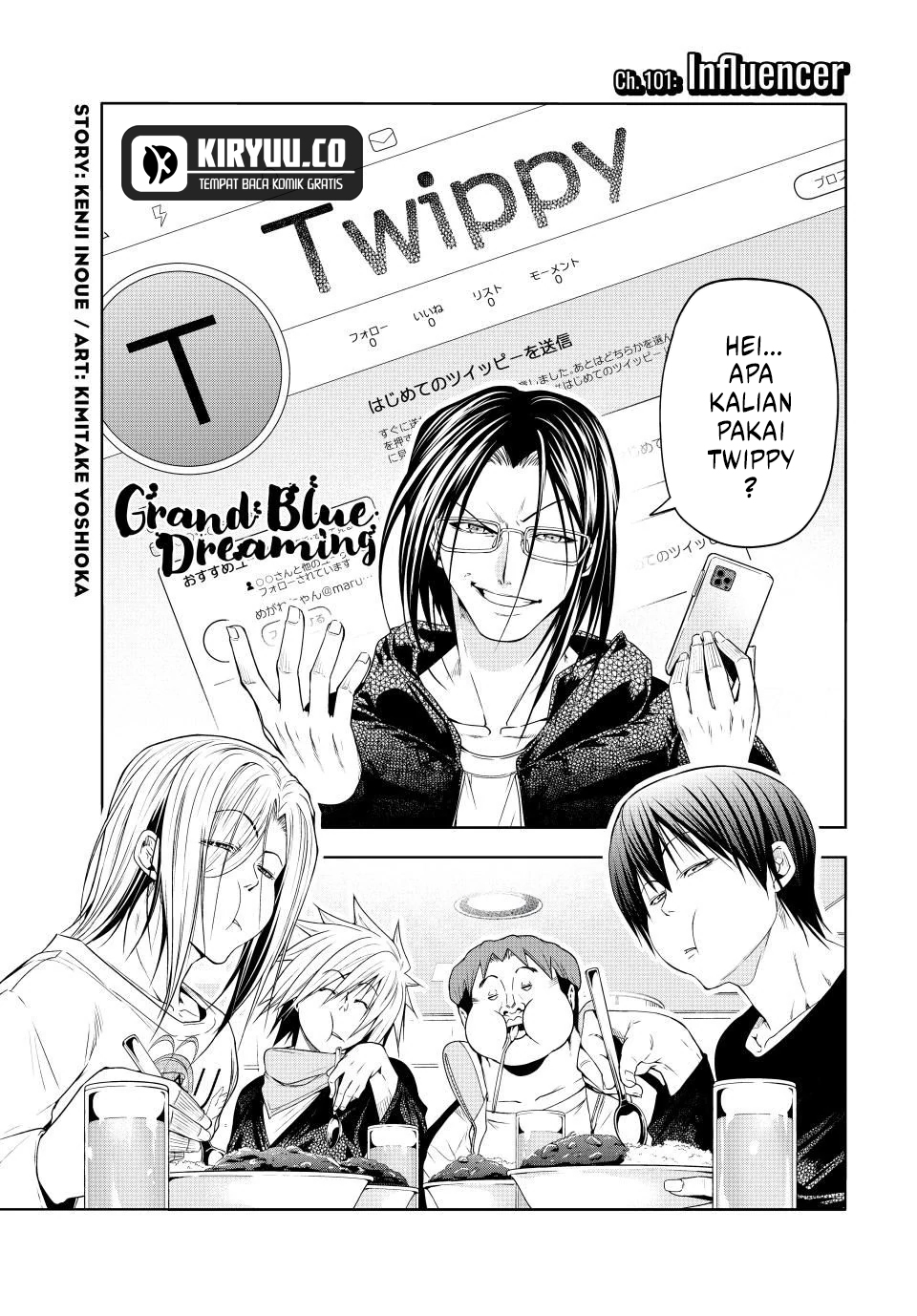 Grand Blue Chapter 101 Image 2