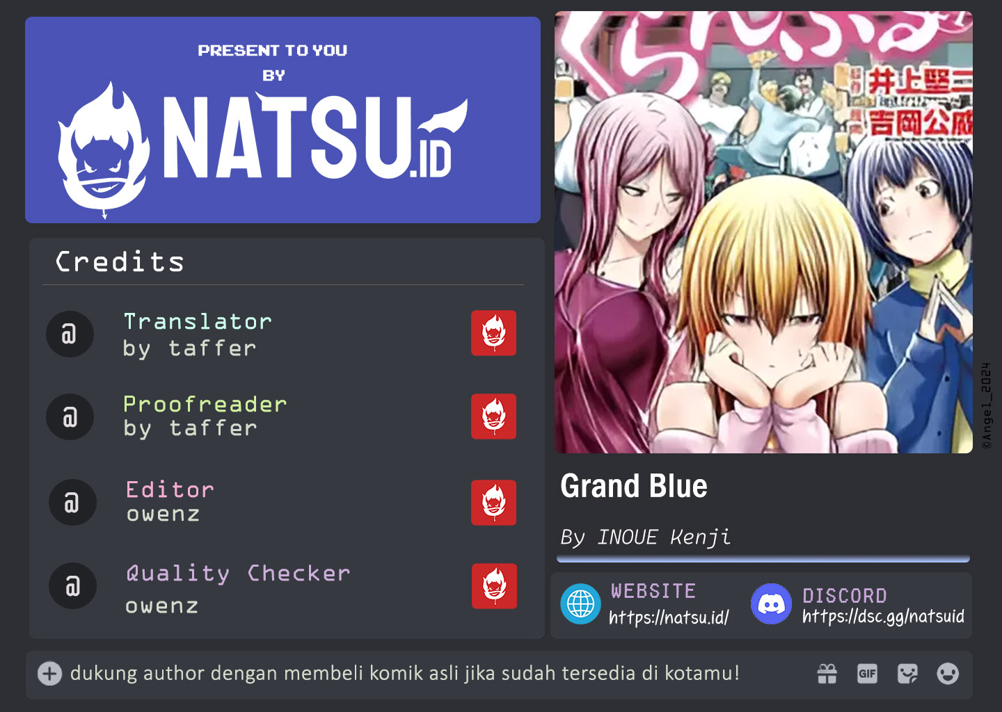 Grand Blue Chapter 95 Image 0