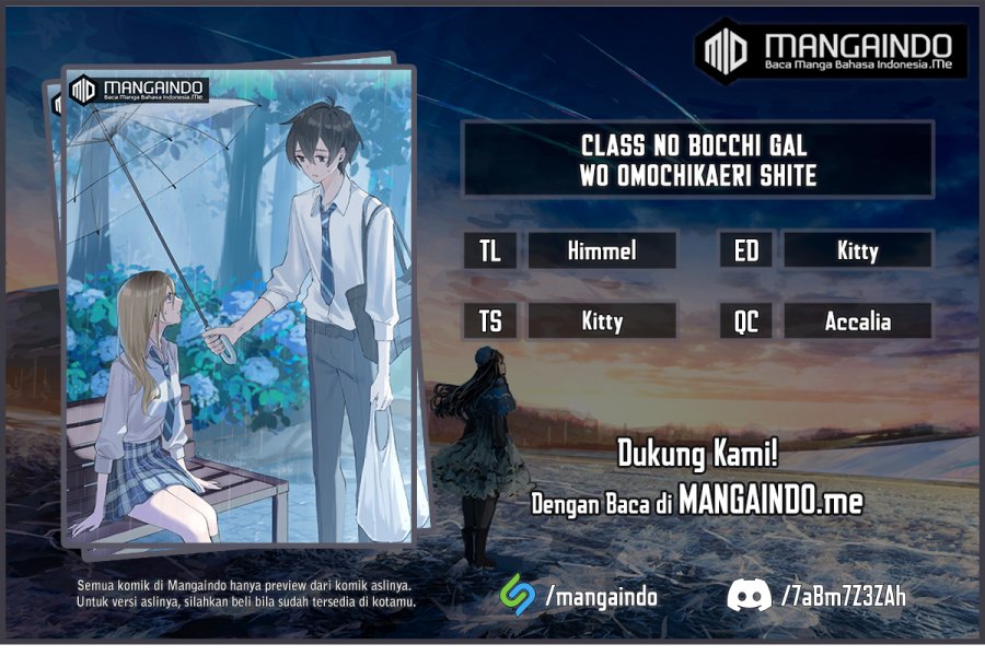 Class no Bocchi Gal wo Omochikaeri Shite Seisokei Bijin ni Shite Yatta Hanashi Chapter 06 Image 0