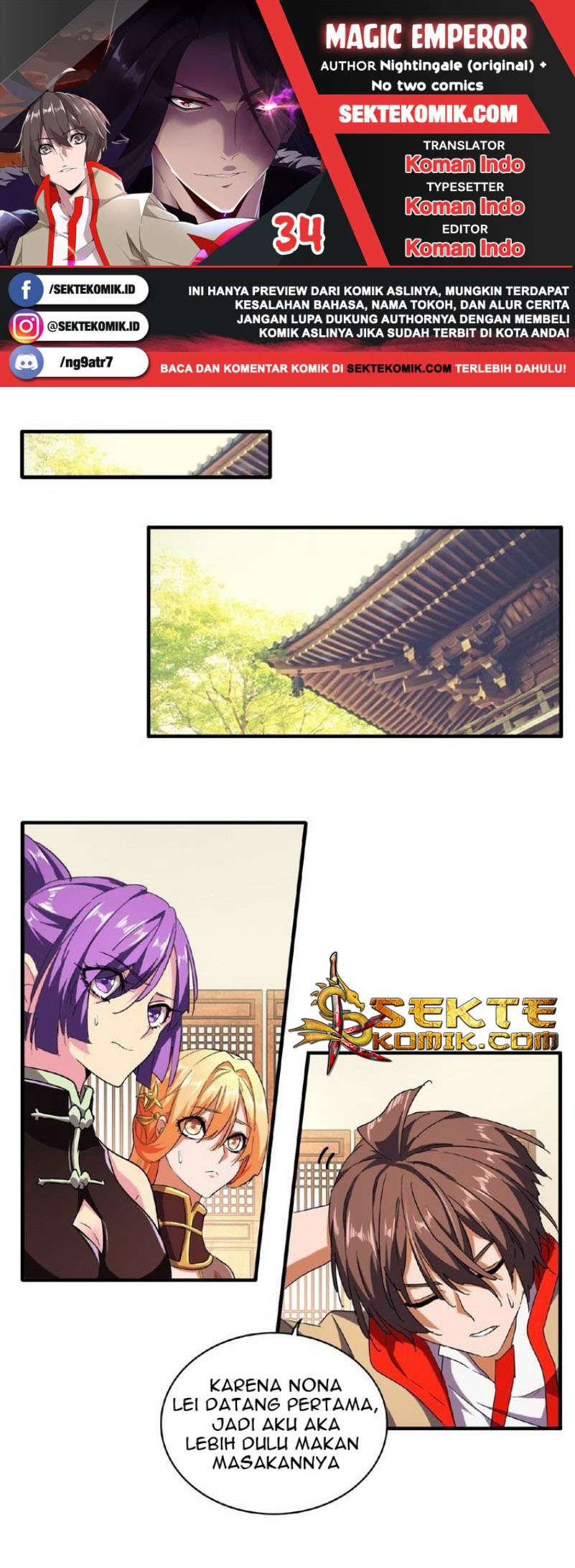 Magic Emperor Chapter 34 Image 0