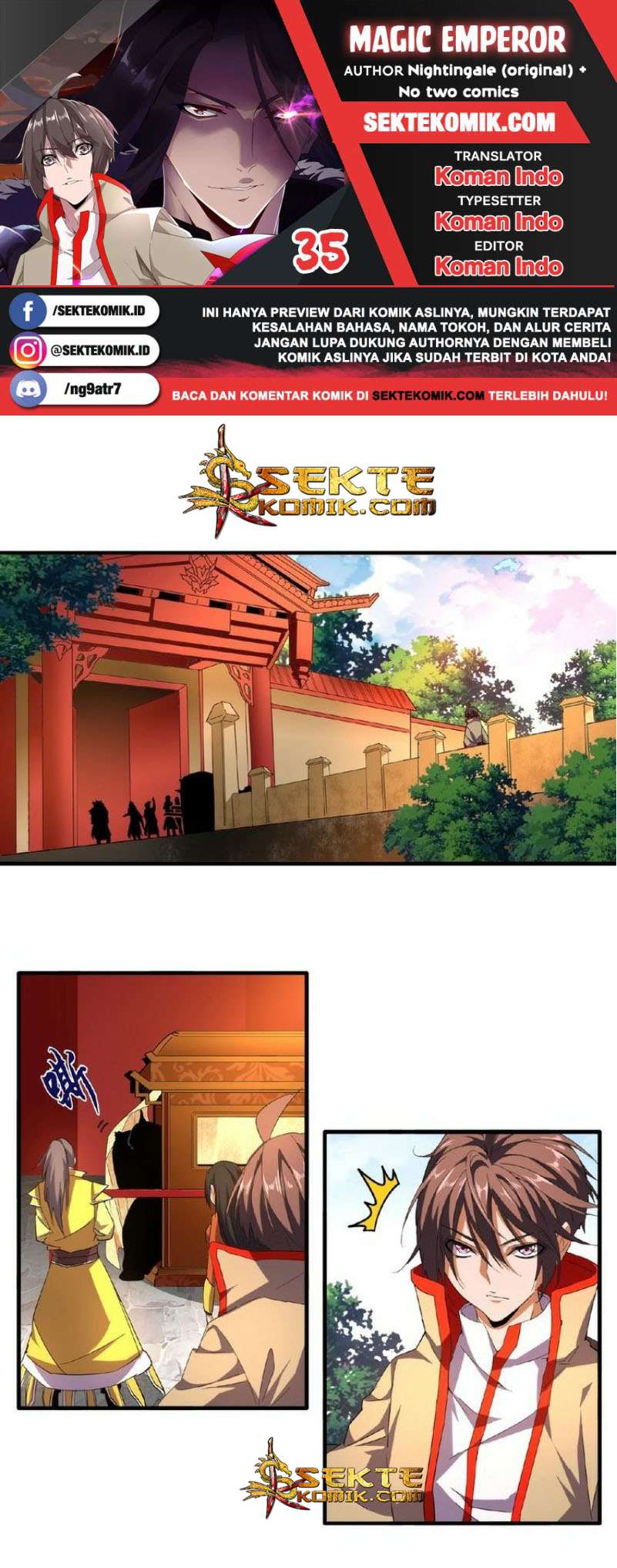 Magic Emperor Chapter 35 Image 0