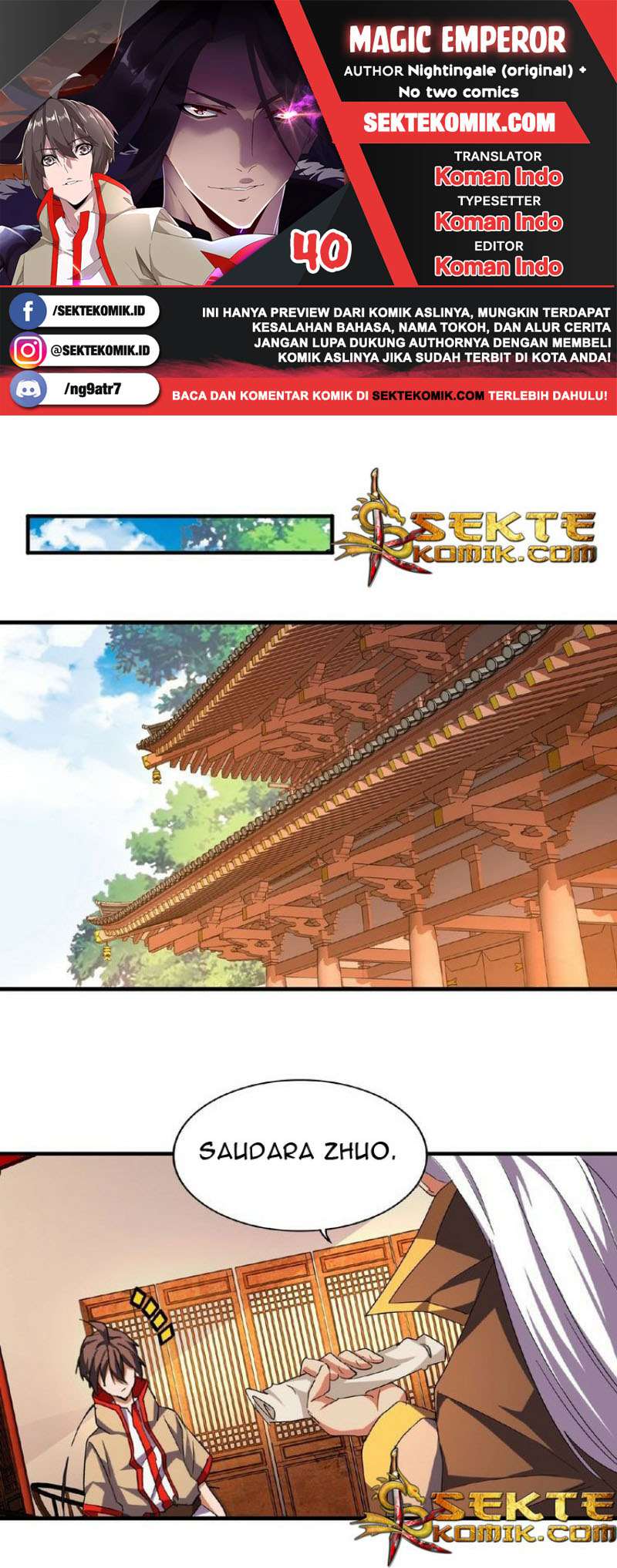 Magic Emperor Chapter 40 Image 0