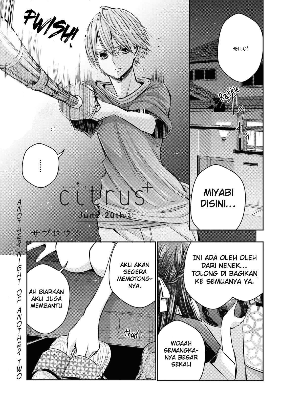 Citrus+ Chapter 9 Image 0