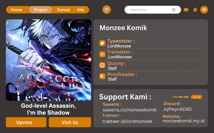 God-level Assassin, I’m the Shadow Chapter 01 Image 0