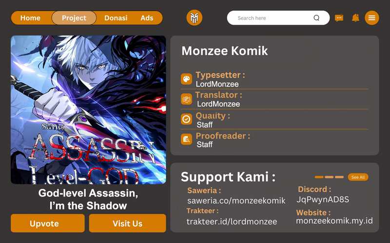 God-level Assassin, I’m the Shadow Chapter 02 Image 0