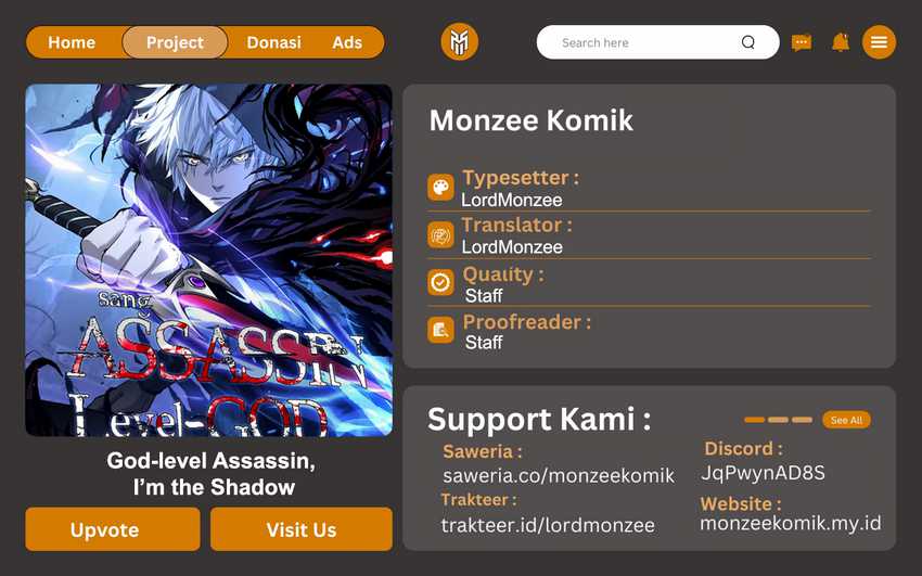 God-level Assassin, I’m the Shadow Chapter 06 Image 0