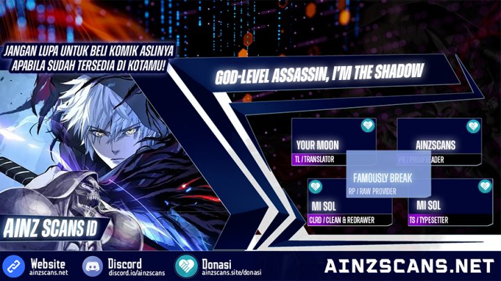 God-level Assassin, I’m the Shadow Chapter 66 Image 0