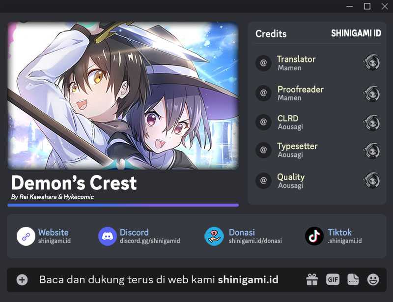 Demons’ Crest Chapter 25 Image 0