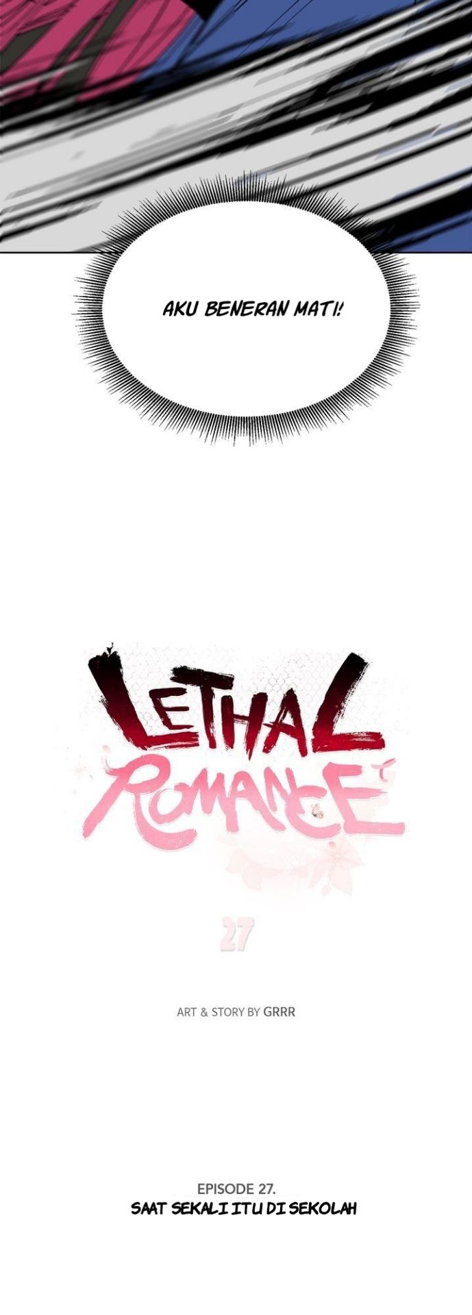 Deadly VS Romance (Lethal Romance) Chapter 27 Image 1
