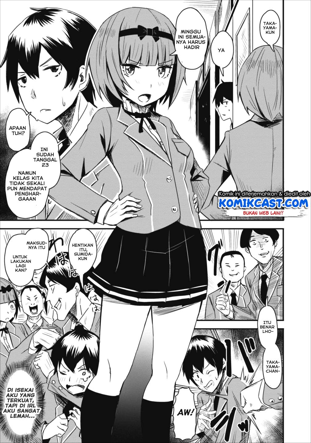 Class-goto Shuudan Teni Shimashita ga, ichiban Tsuyoi Ore wa Saijaku no Shounin ni Gisouchuu Chapter 1 Image 10