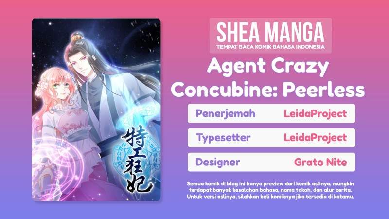 Agent Crazy Concubine: Peerless Comprehension Chapter 09 Image 0