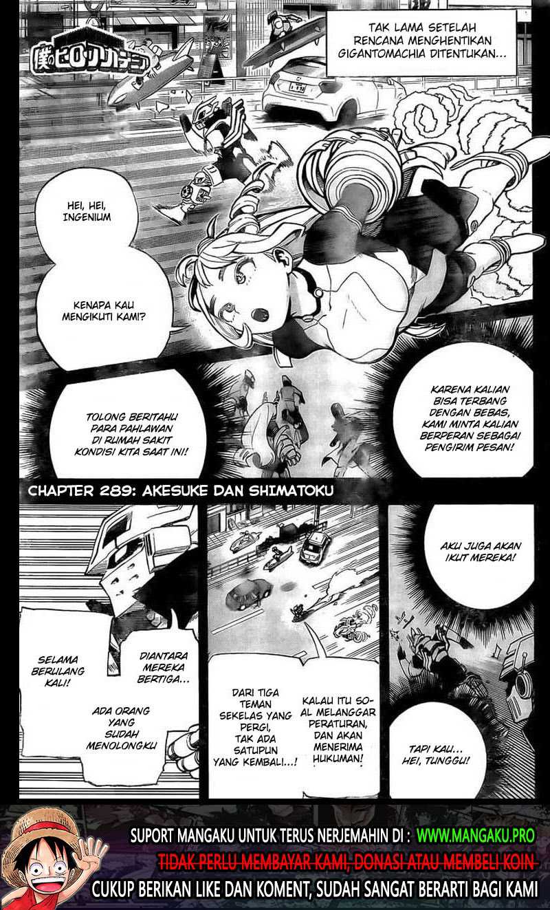 Boku no Hero Academia Chapter 289 Image 1