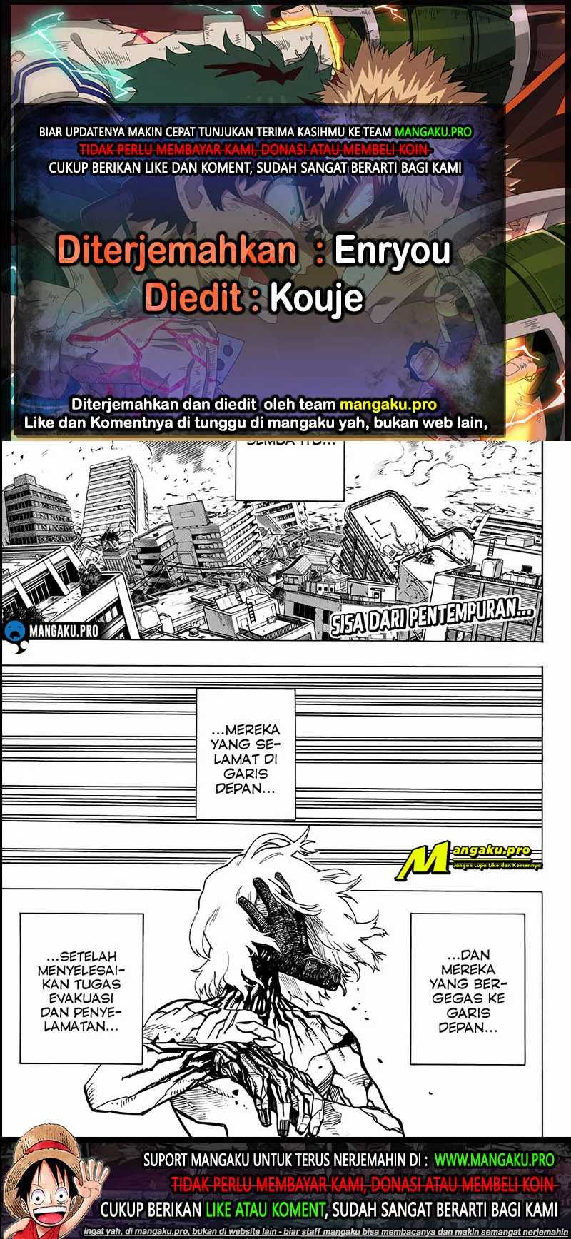 Boku no Hero Academia Chapter 296 hq Image 0
